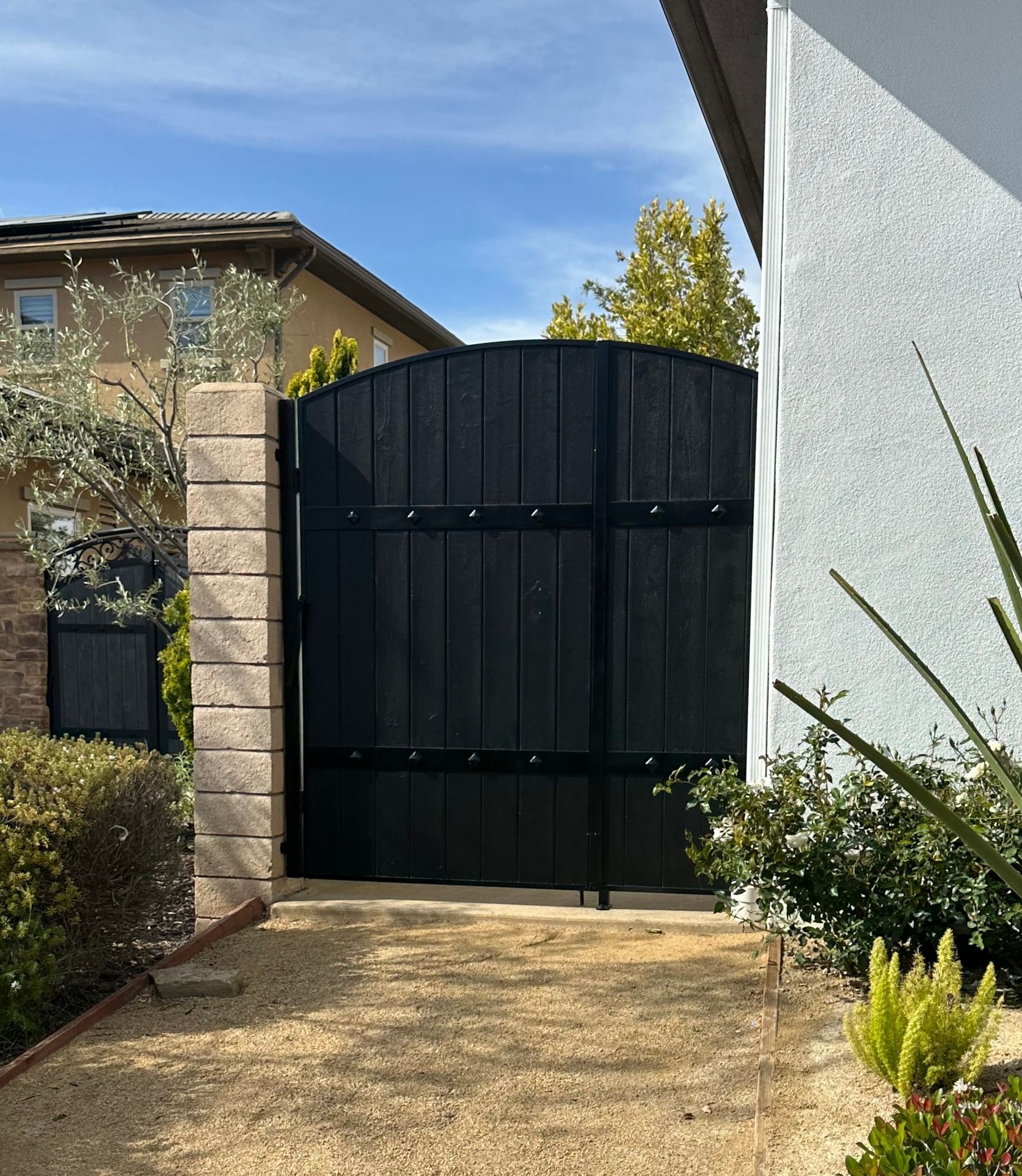 Fence Painted in San Juan Capistrano